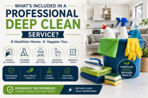 What’s Included In A Professional Deep Clean Service?