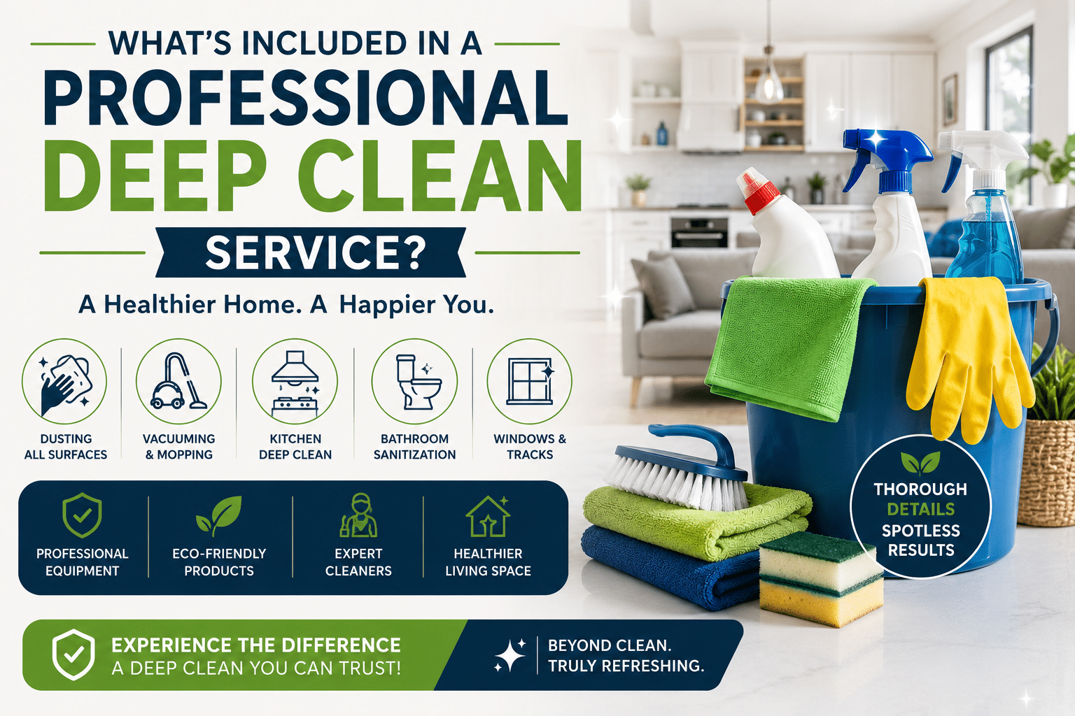What’s Included In A Professional Deep Clean Service?