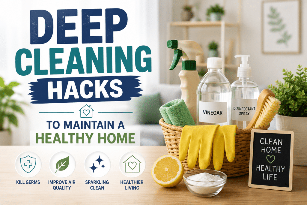 Deep Cleaning Hacks To Maintain A Healthy Home