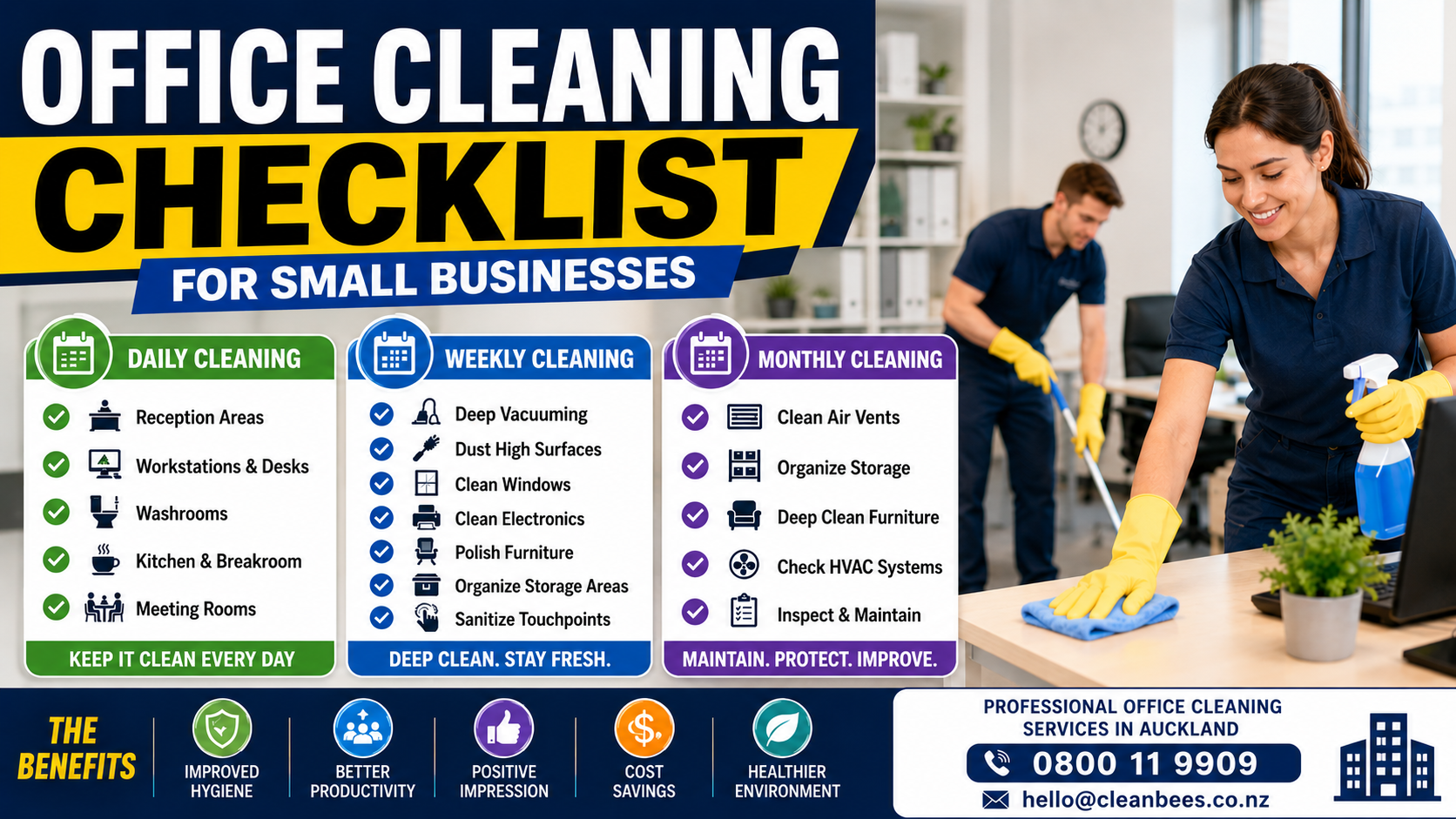 Effective Office Cleaning Checklist for Daily Use