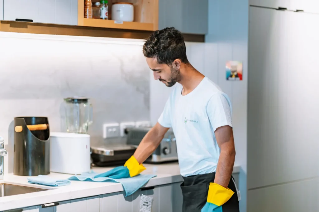 Eco-friendly house cleaning in Auckland CBD apartment