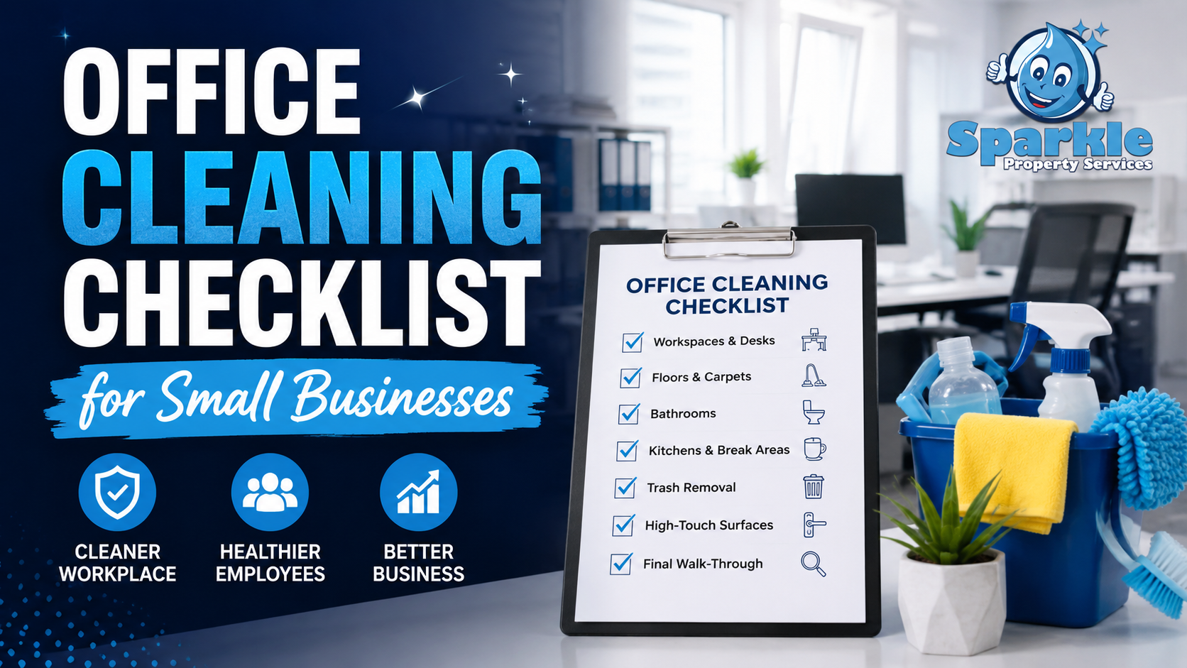 Office Cleaning Checklist for Small Businesses