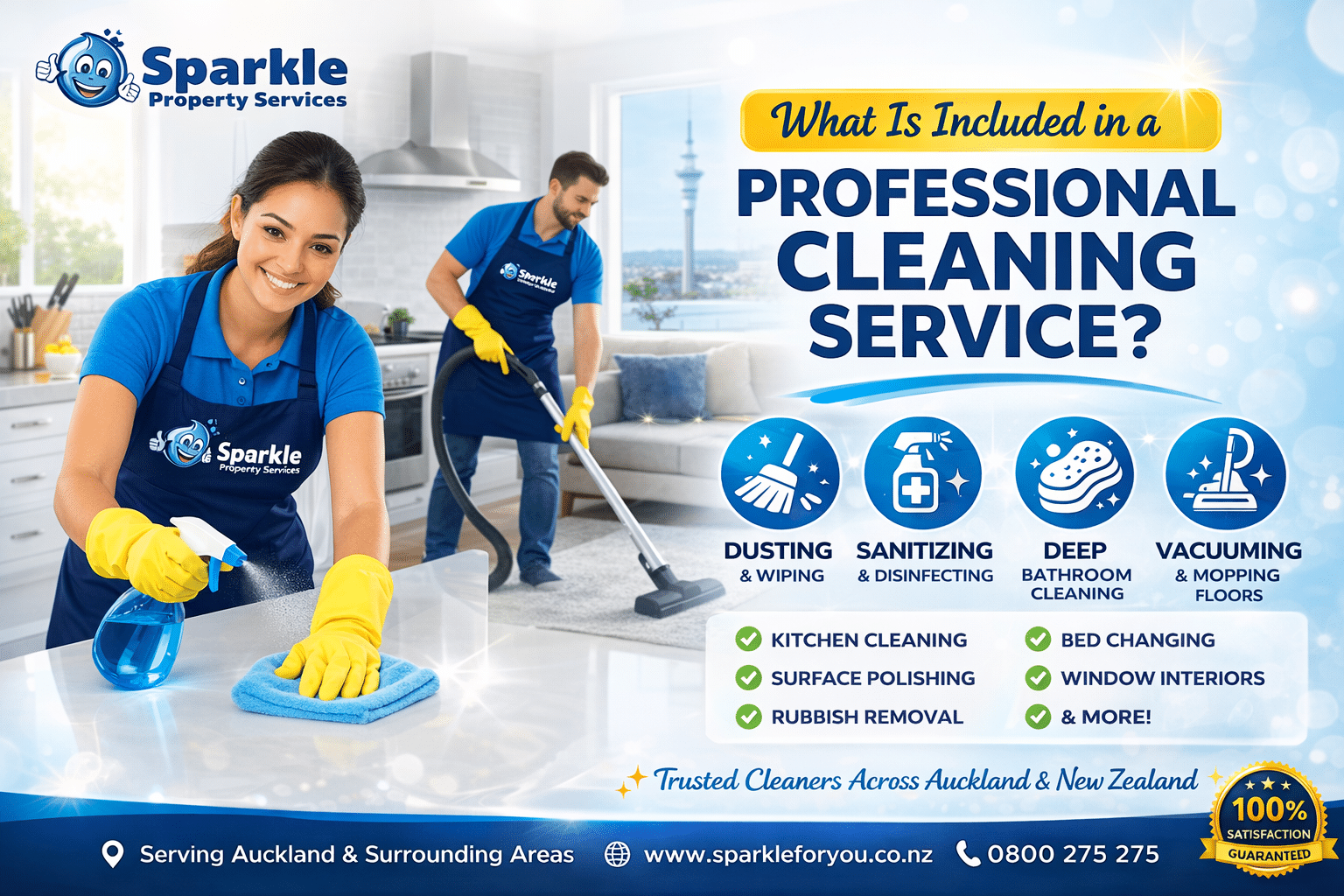 What Is Included in a Professional Cleaning Service