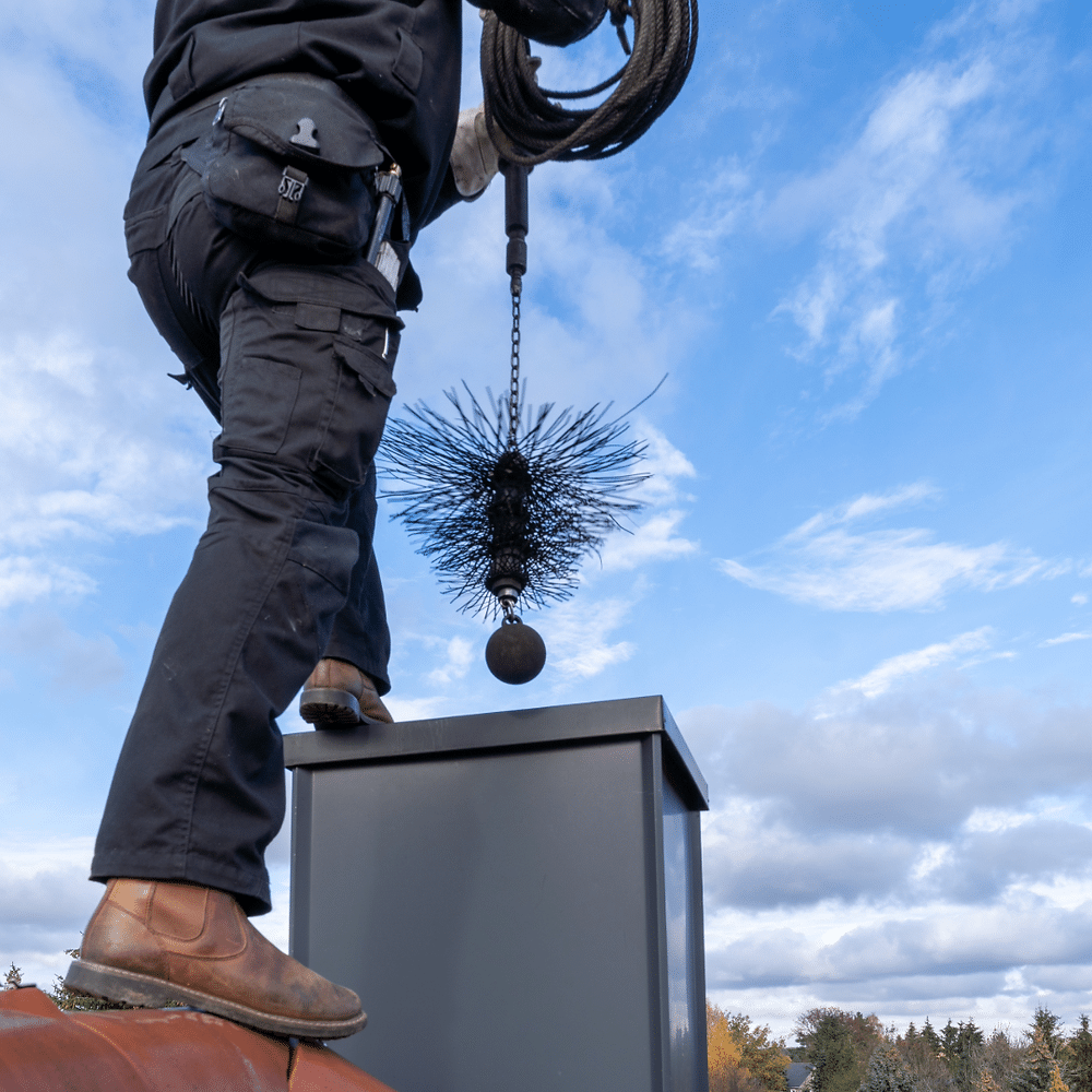Chimney cleaning service