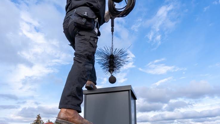 Chimney soot removal