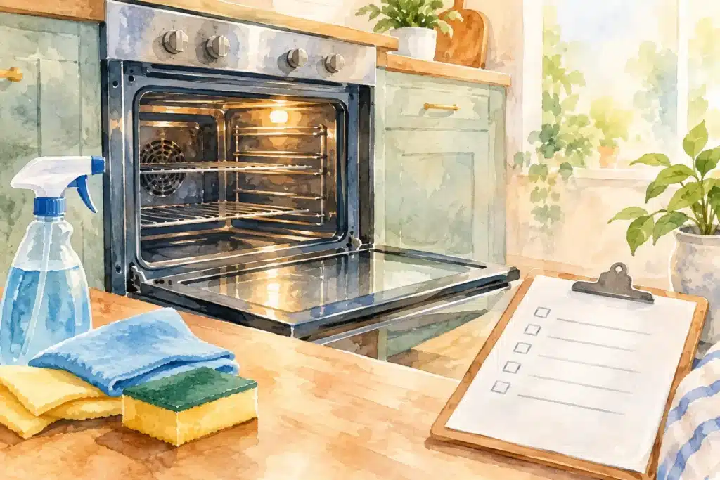 Oven Cleaning Before Rental Inspection Checklist